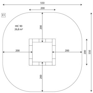 Outdoor-Trampolin XL (2213)