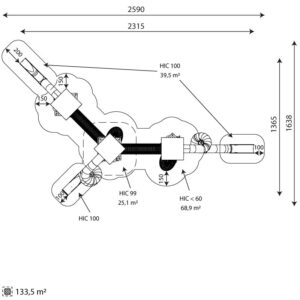 Qubix Multiturmanlage (2507)