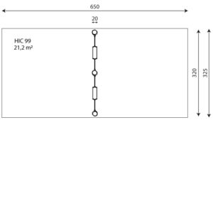 Kleine 2-Pfosten-Schaukel, 2er (RB0511)