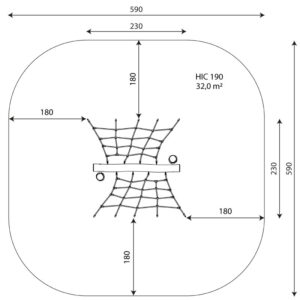 Kletternetz Duplex hoch (RB1277)