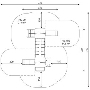 Kleine 2-Turm-Anlage (213)