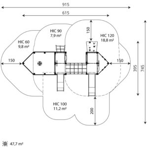 Spielschiff mittel (RC1415)